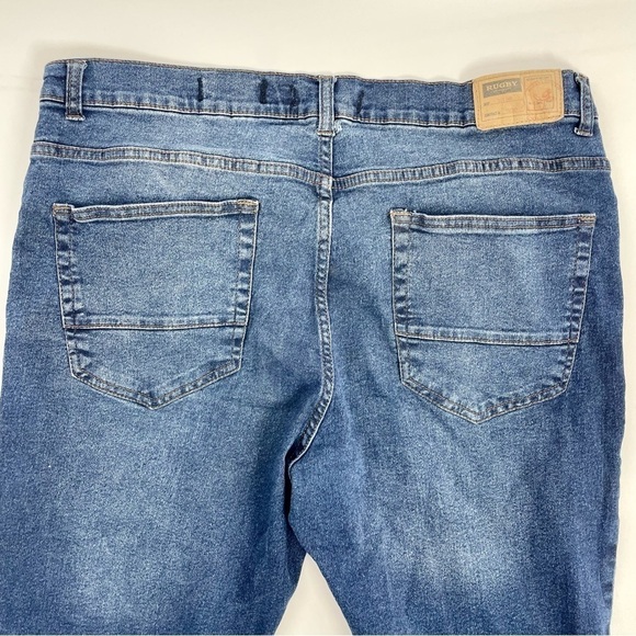 Rugby University Classic Denim Jeans Men’s 42 Waist 32 Length Stretch Fit - Picture 6 of 8